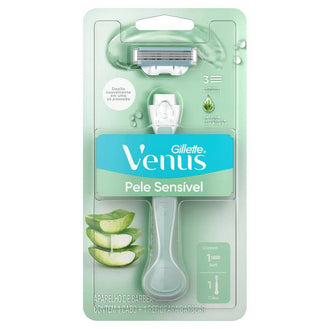 Aparelho de Depilar Gillette Venus Pele Sensível 1 Unidade
