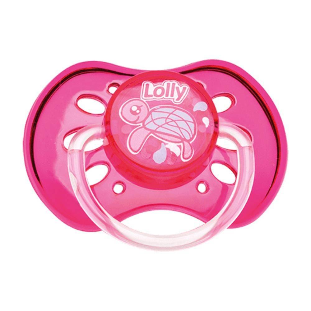 Chupeta Lolly Oceano Silicone T1 Rosa - Drogaria Poupa Centro