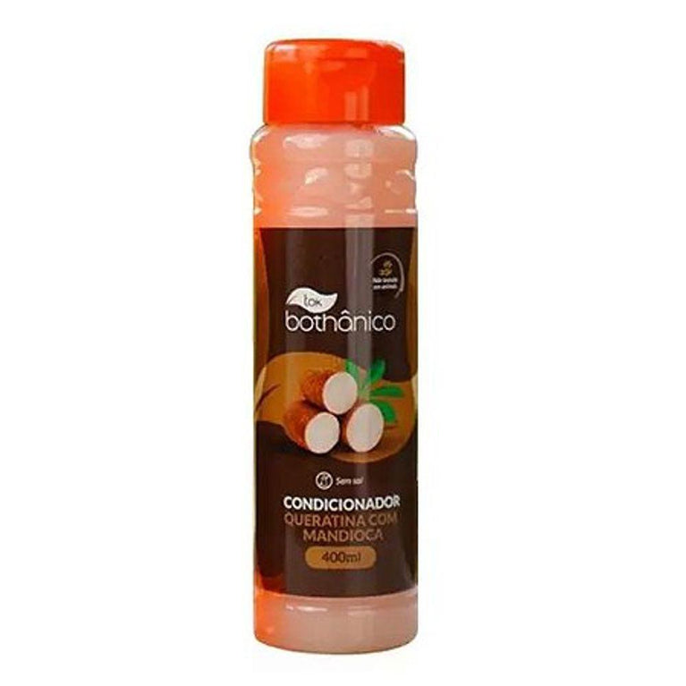 Condicionador Queratina Com Mandioca Tok Bothânico 400ml - Drogaria Poupa Centro