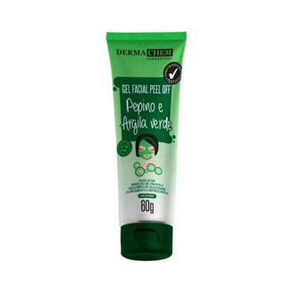 Gel Facial Peel Off Dermachem Pepino e Argila Verde 60g - Drogaria Poupa Centro