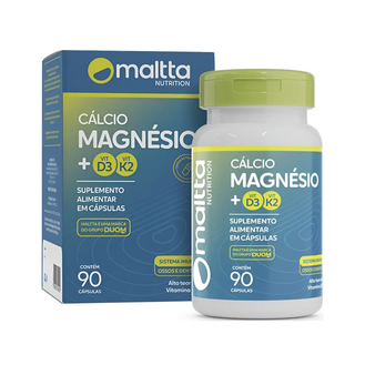Cálcio + Magnésio 90 Cápsulas Maltta Duom