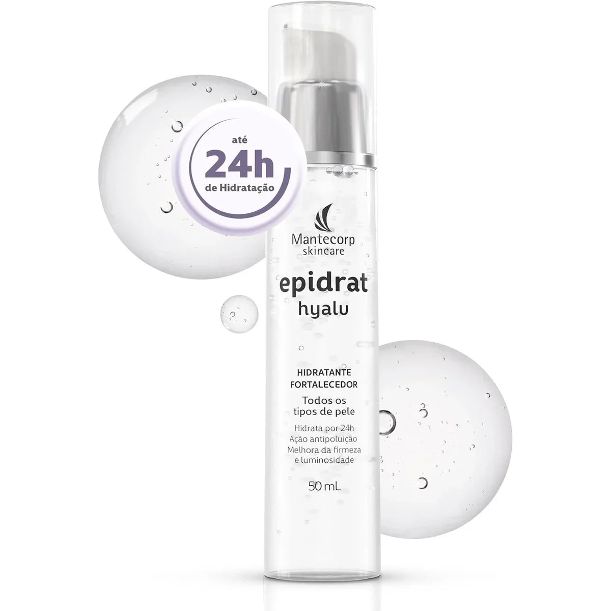Hidratante Facial Epidrat Hyalu - 50ml - Fórmula com Ácido Hialurônico