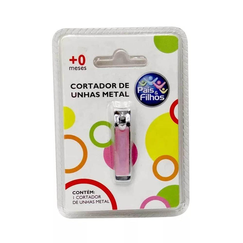 Cortador Unha Rosa Metal - Drogaria Poupa Centro