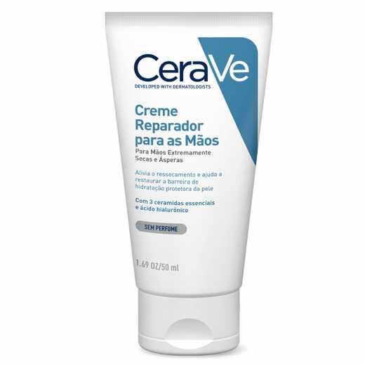 Creme Reparador para as Mãos CeraVe 50ml - Drogaria Poupa Centro