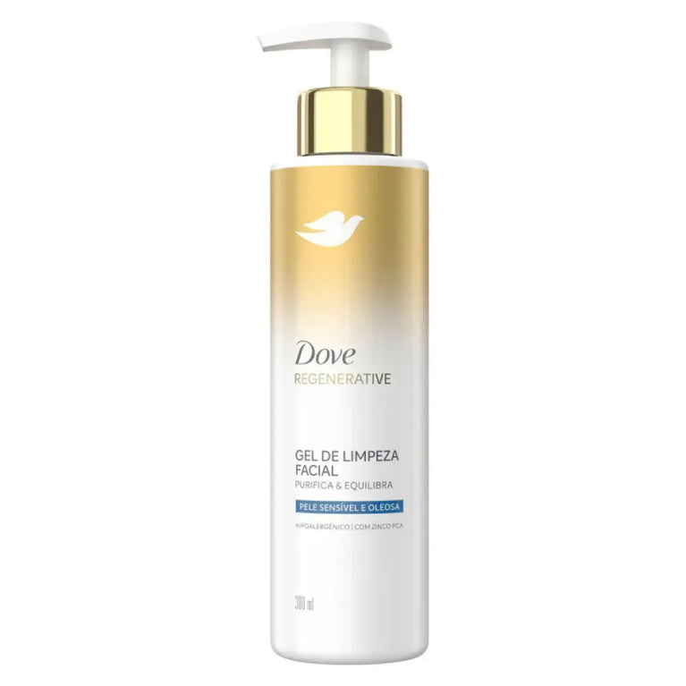 Gel de Limpeza Facial Dove Regenerative Purifica & Equilibra 300ml VALIDADE 09/2026