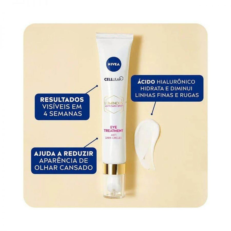 Creme Cellular Luminous Antiolheiras 15ml NIVEA - Drogaria Poupa Centro