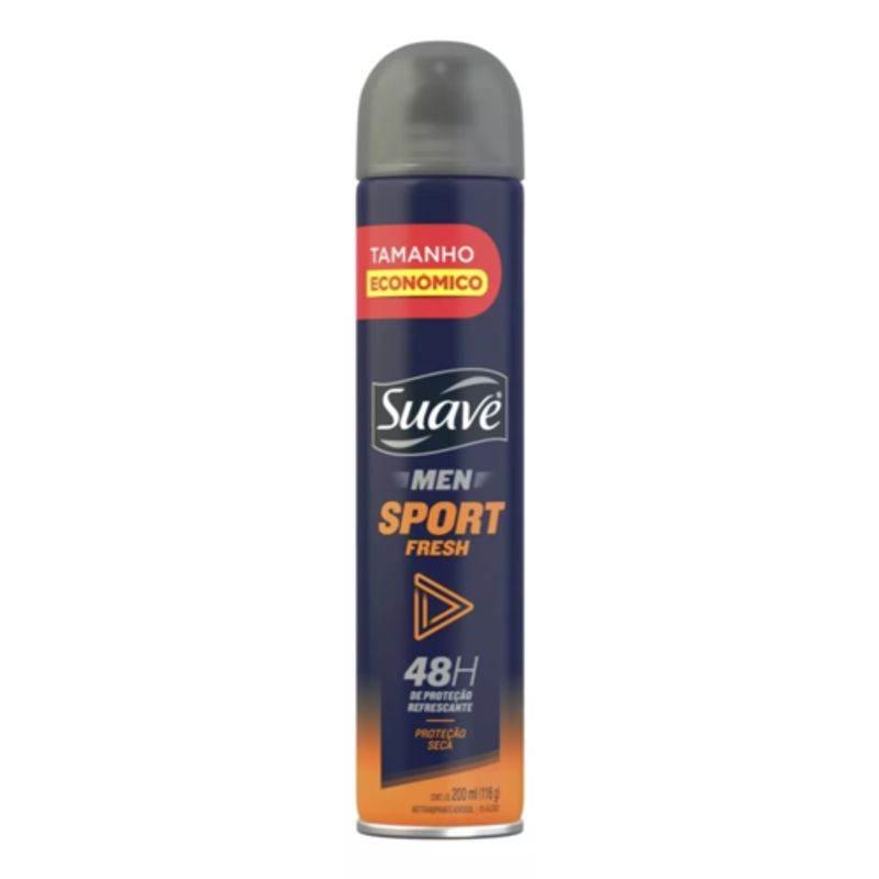 Deso Suave Men Aer Ap Sport Fres 200Ml - Drogaria Poupa Centro