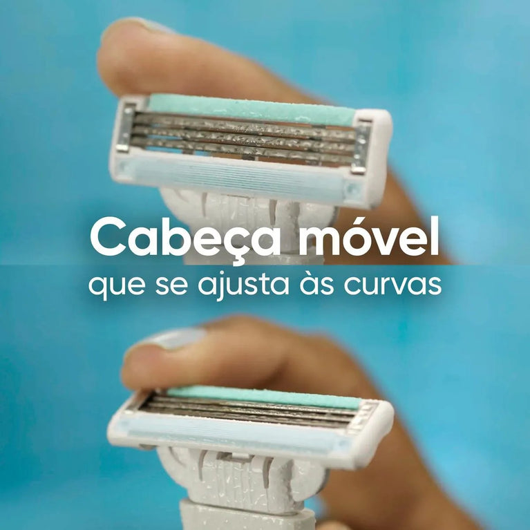 Carga para Aparelho de Depilar Gillette Venus Pele Sensível 4 unidades