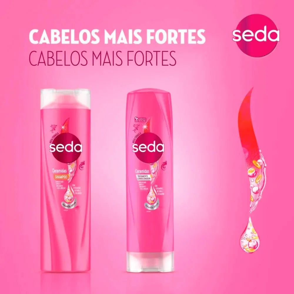 Kit Seda Ceramidas Shampoo 300ml + Condicionador 190ml