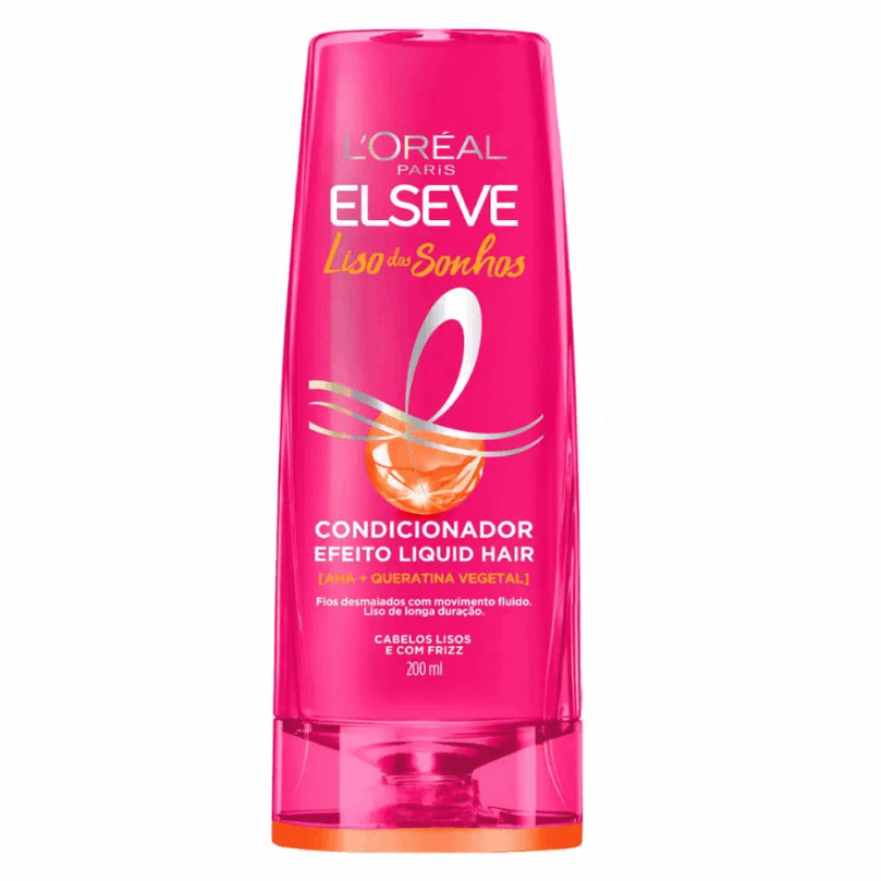 Condicionador Elseve Liso dos Sonhos 200ml - Cabelos Lisos