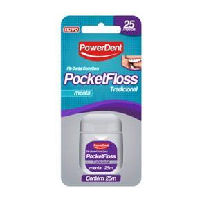 Fio D Powerdent 25M Pocketflos - Drogaria Poupa Centro