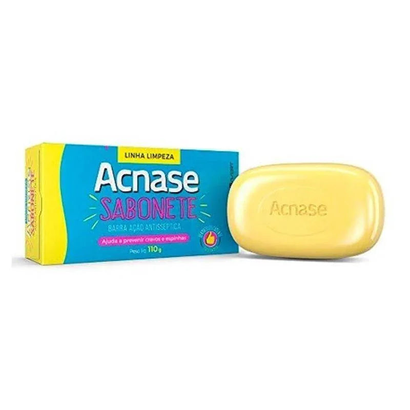 Acnase Sabonete Barra Ação Antisséptica 110g - Drogaria Poupa Centro