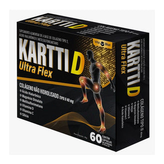 Colágeno Tipo II Vita Blue Kartti D Ultra Flex  - 60 cápsulas