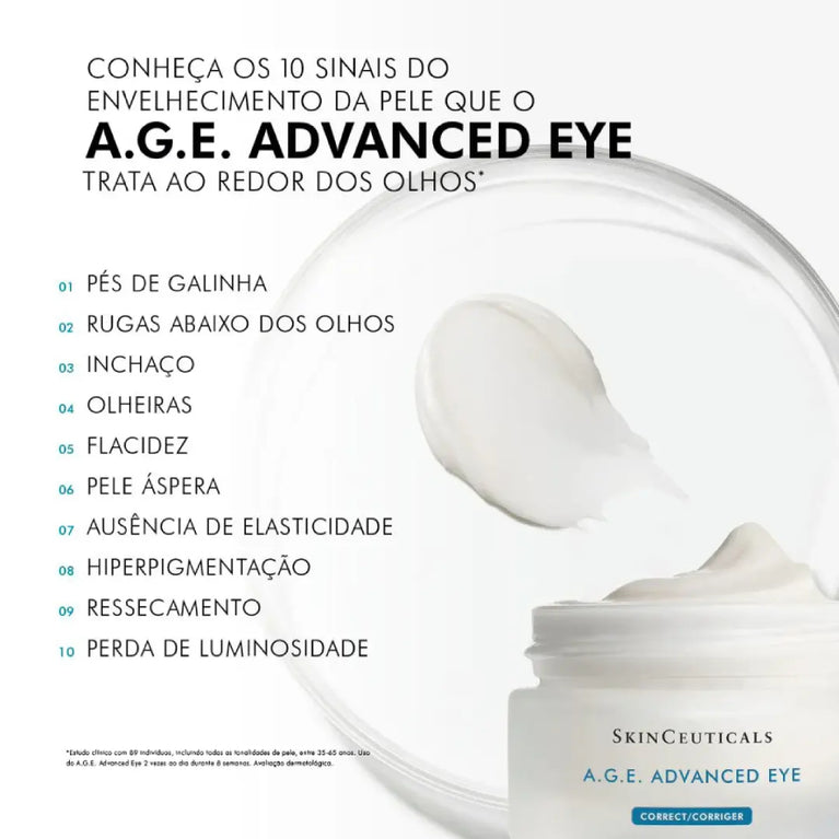 Creme Corretor para a Área dos Olhos Skinceuticals A.G.E. Advanced Eye 15ml