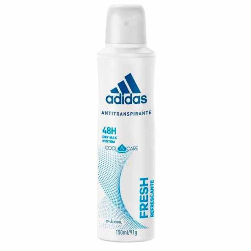Desodorante Adidas Aerossol Feminino Cool & Care Fresh 150ml - Drogaria Poupa Centro