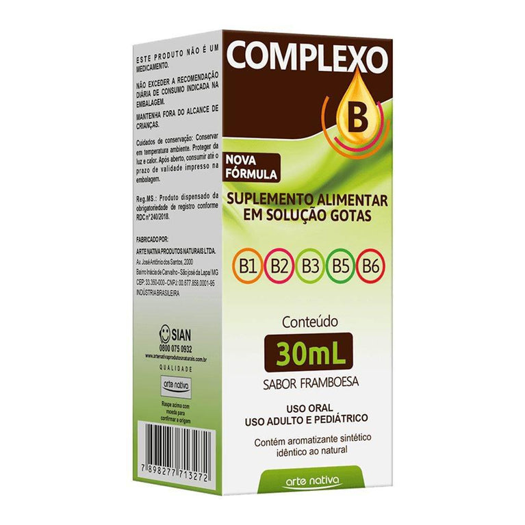 Complexo B 30ml Arte Nativa - Drogaria Poupa Centro