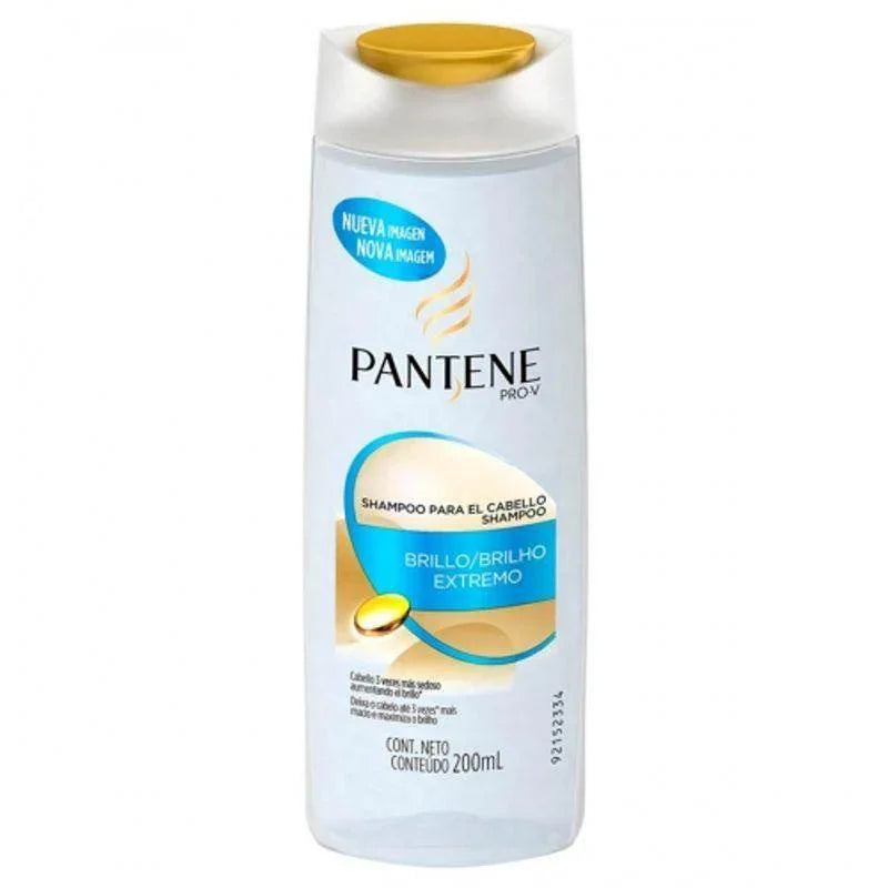 Shampoo Pantene 200ml Brilho Extremo - Drogaria Poupa Centro