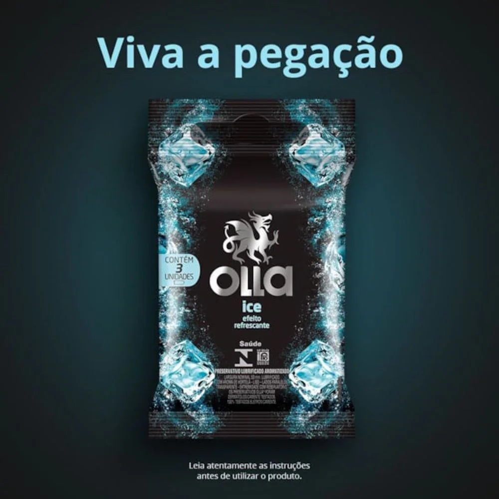 Preservativo Olla Ice C/3 - OLLA