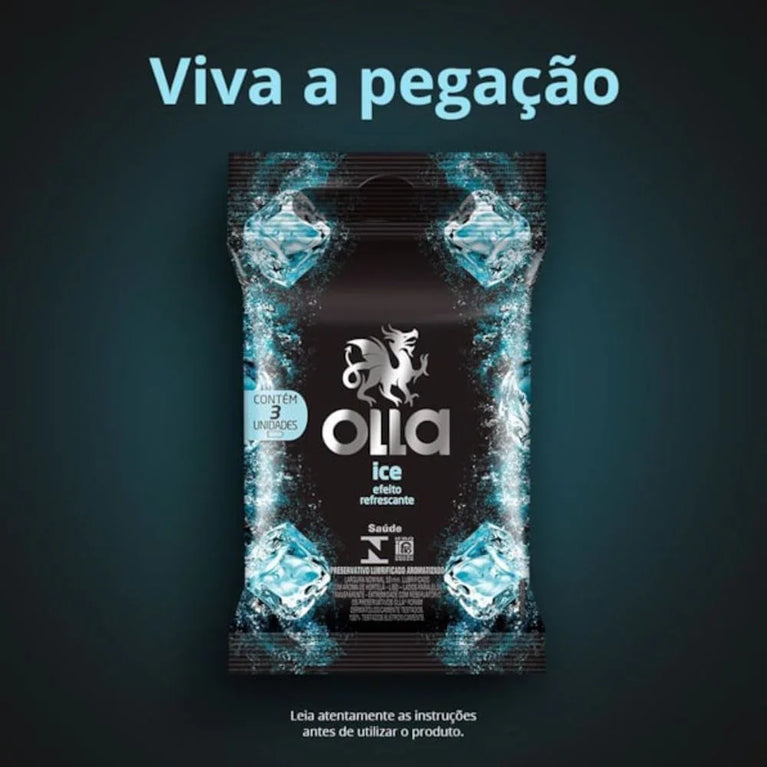 Preservativo Olla Ice C/3 - OLLA
