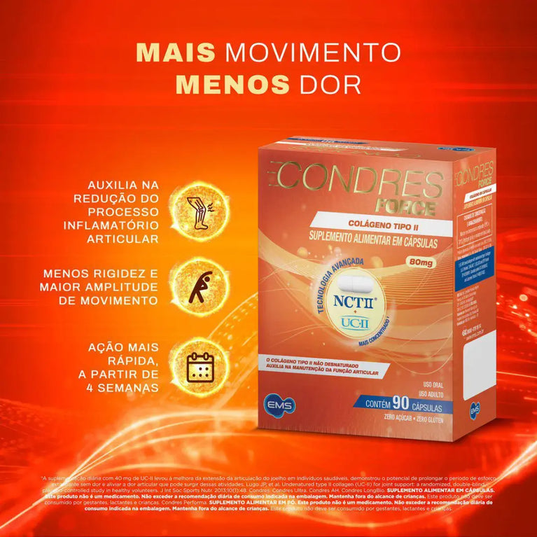 Colágeno Tipo II Condres Force 90 cápsulas