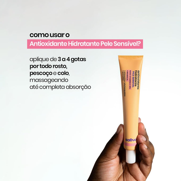 Sallve Antioxidante HIdratante Pele Sensível 35g - Vitamina C