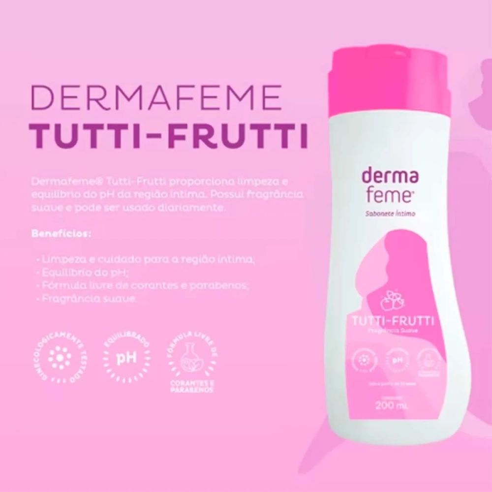 Dermafeme Tutti-Frutti 200Ml