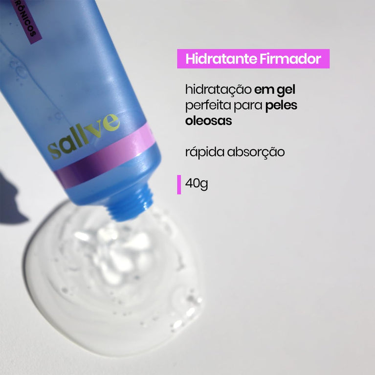 Sallve Hidratante Firmador 40G - 8 Ácidos Hialurônicos