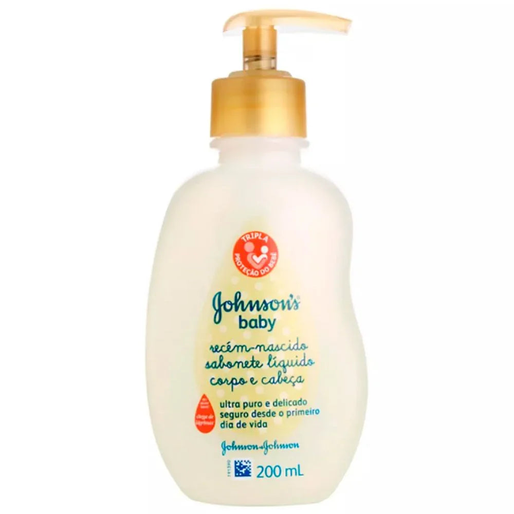 Sabonete Líquido Johnson's Recém-Nascido - 200Ml