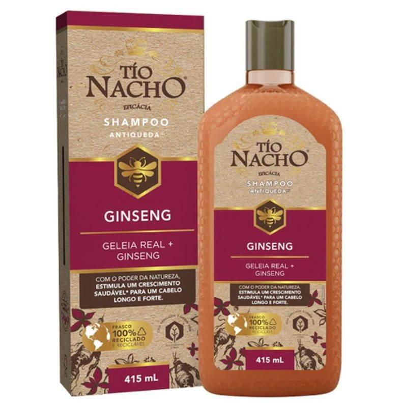 Shampoo Tio Nacho Ginseng 415Ml - Drogaria Poupa Centro