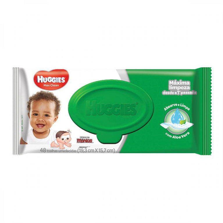 Toalha Huggies C/48 Verde