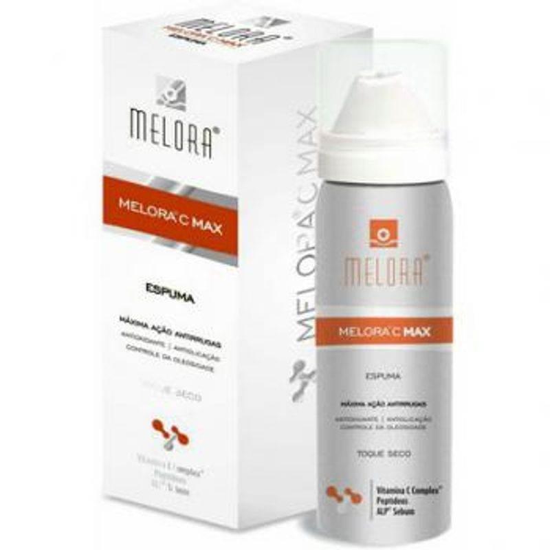 MELORA C MAX ESPUMA ANTIRRUGAS 45ML - Drogaria Poupa Centro