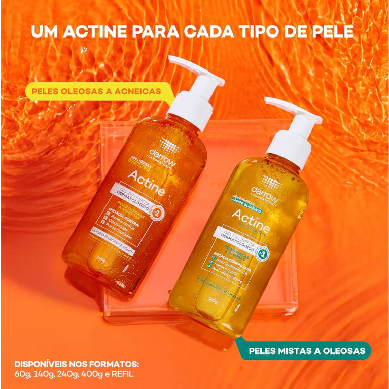Darrow Actine Gel de Limpeza Facial Antiacne 60g