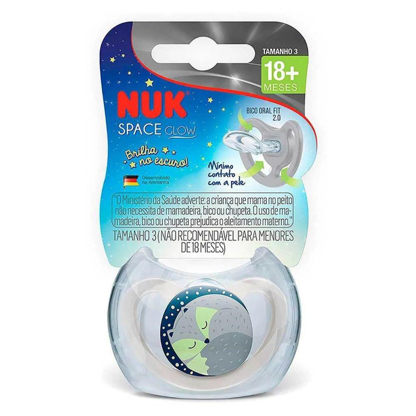 Chupeta Nuk Space Glow 18 Meses - Drogaria Poupa Centro