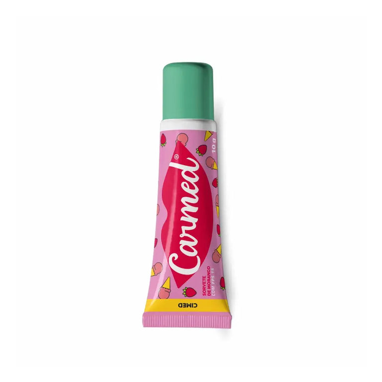 Kit Carmed Hidratante Labial Sorvete de Uva + Sorvete de Tangerina + Sorvete de Morango 10g