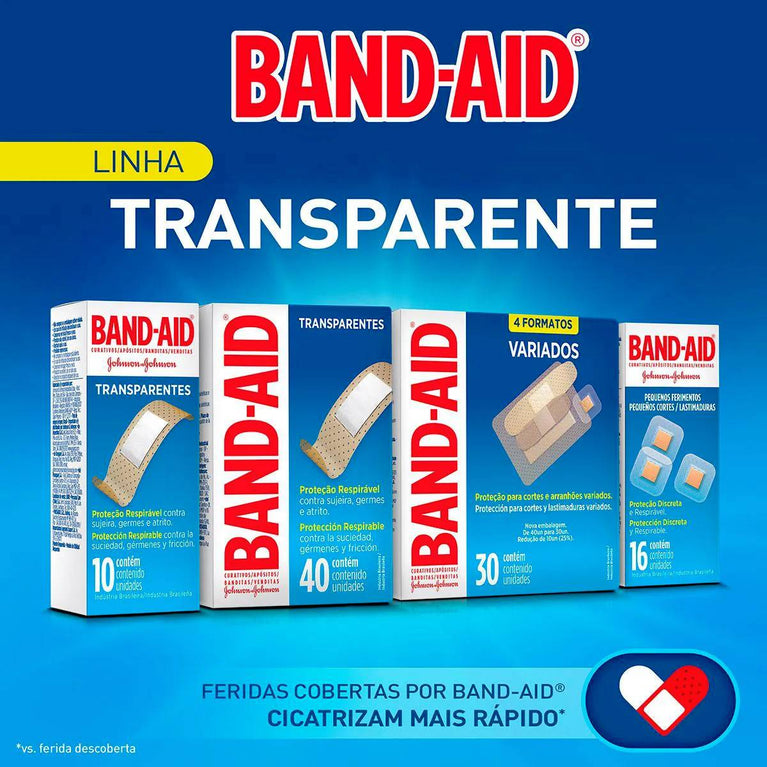 Curativos Band-Aid Pequenos Ferimentos 16 unidades