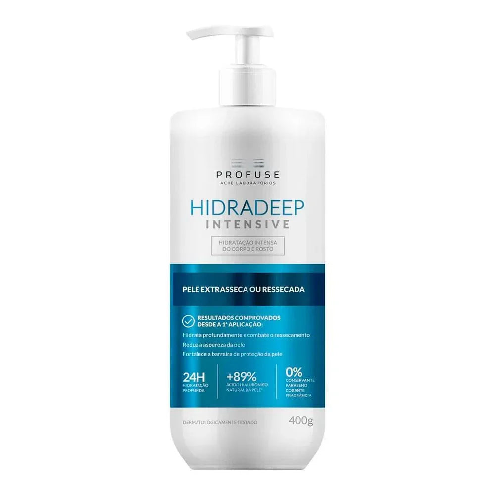Hidratante para Corpo e Rosto Profuse Hidradeep Intensive 400G