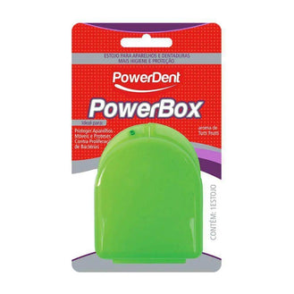 Estojo Aparelho / Dentadura Powerdent - Drogaria Poupa Centro