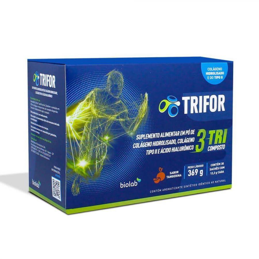 Trifor Colageno 369g, 30 saches Suplemento Alimentar em Pó