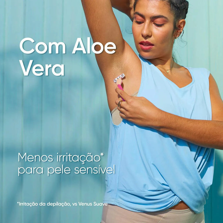 Aparelho de Depilar Gillette Venus Sensitive 4 Unidades