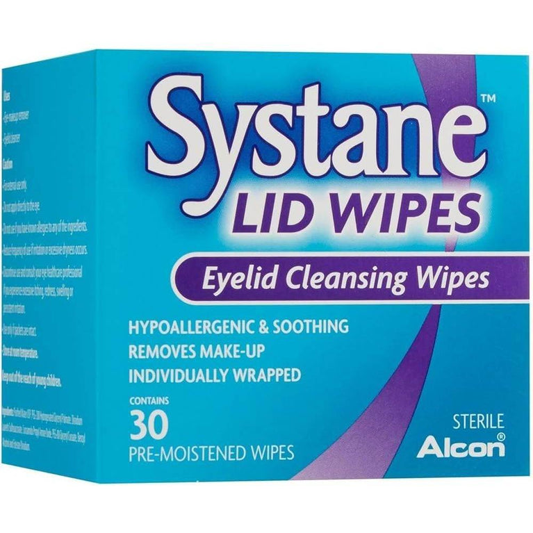 Systane Lid Wipes 30 Schs - Drogaria Poupa Centro