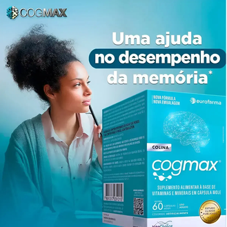 Cogmax 60 Cápsulas Suplemento para Saúde Cognitiva