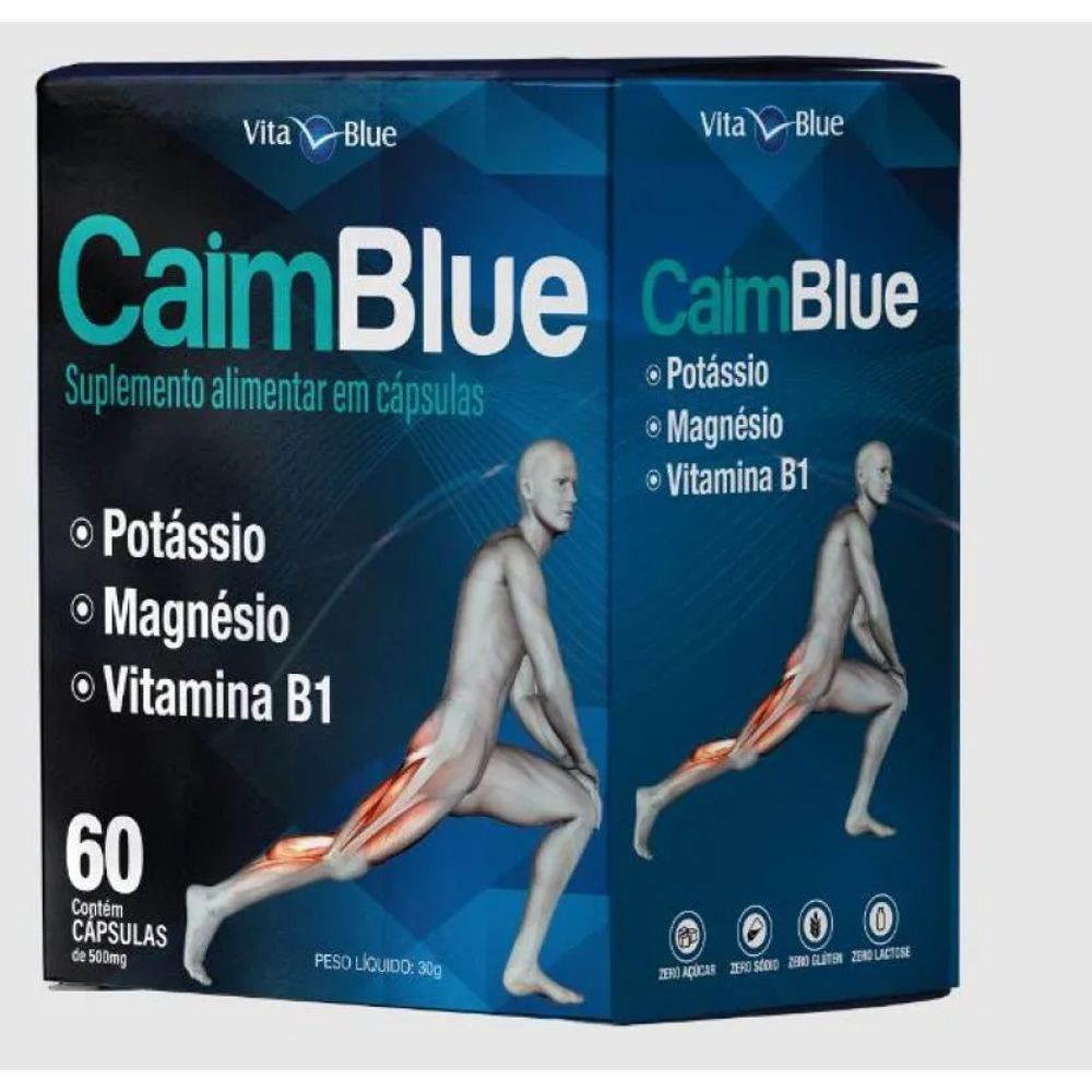 Caimblue Com 60 Cápsulas Vita Blue - Drogaria Poupa Centro