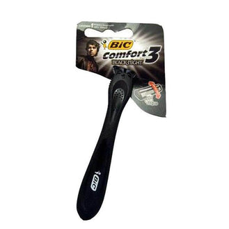 Aparelho Barbear Bic Comfort 3 C/1 Black Nigh - Drogaria Poupa Centro