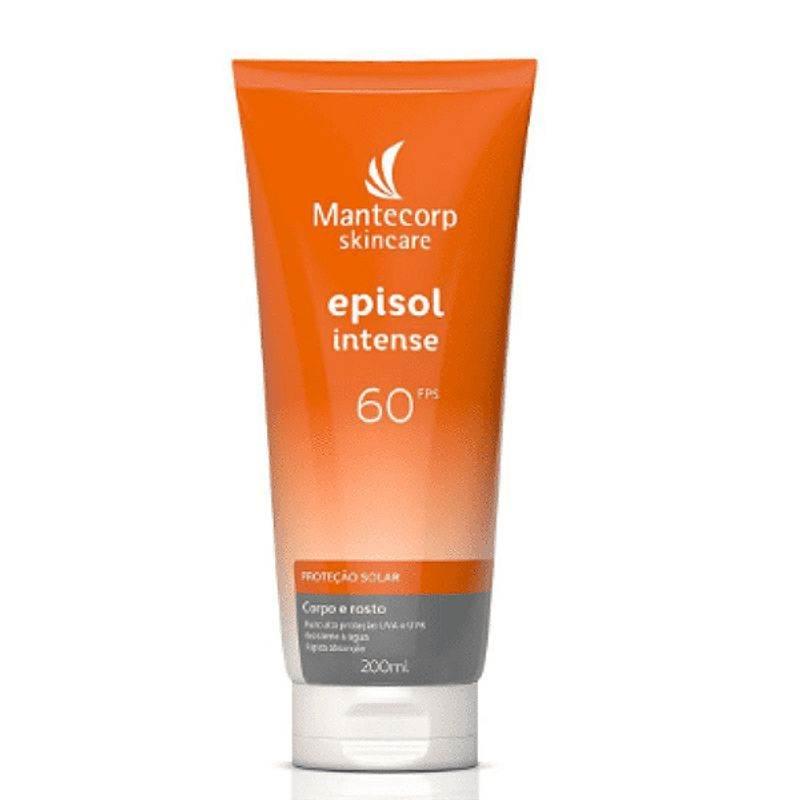Protetor Solar Facial e Corporal Episol Intense FPS 60 com 200ml - Drogaria Poupa Centro