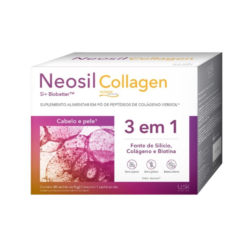 Colágeno Neosil Collagen Cabelos e Pele Compre 60 Ganhe + 30