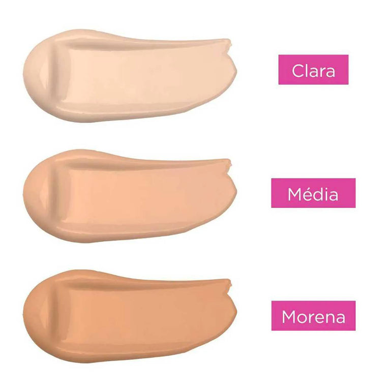 Base BB Cream L'Oréal Paris 5 em 1 Dermo Expertise Cor Média FPS 20 Cobertura Natural com FPS para Tom Médio 30ml