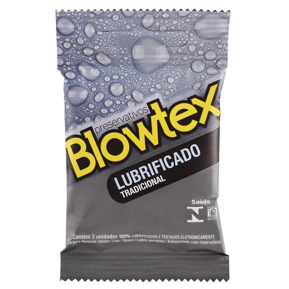 Preservativo Blowtex Lubrificado Com 3 Unidades - Drogaria Poupa Centro