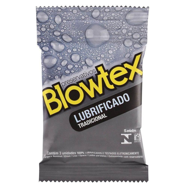 Preservativo Blowtex Lubrificado Com 3 Unidades - Drogaria Poupa Centro