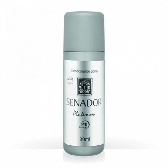 Desodorante Senador Spray Platinum 90ml - Drogaria Poupa Centro