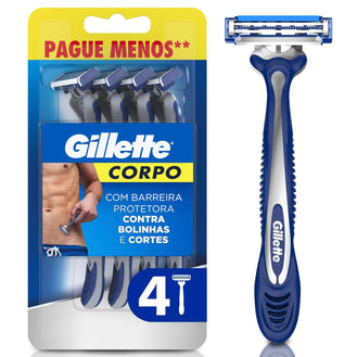 Aparelho de Depilação Gillette Corpo Descartável - Leve 4 Pague 3